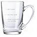 Produktbild graviertes Teeglas / Kaffeeglas Geschenk Deko YD Don`t Speak, You May Speak, Actual Conversation Now Possible