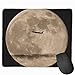 Produktbild Whecom Moon Spacecraft Sun Darkroom Anti-Slip Unique Designs Gaming Gaming Mauspad Black Cloth Rectangle Mousepad Art Natural Rubber Mouse Mat with Stitched Edges 9.8x11.8 Inch