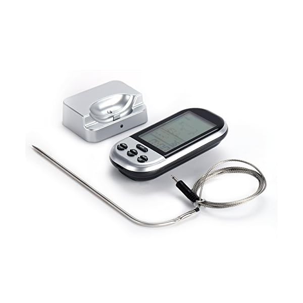 Newcomdigi Funk-Grillthermometer Grillthermometer BBQ Barbecue Thermometer Bratenthermometer Ofenthermometer – Bild 4