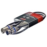 Longitud: 1 metro Cable del micrófono Stagg SMC1 BL (1m, XLR-a-XLR conector) Azul