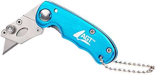 AGT Profi-Mini-Cuttermesser mit Klappsystem und Schlüsselbund-Kette - 7