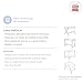 Cambrass Mosquito Net for Small Bed (55 x 90 cm, Liso E White)