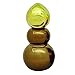 2 x 15 ml Golden Cap Perfume Roller Ball Bottles Aromatherapy Empty Clear Glass Roll On Attar Bottles Essential Oils