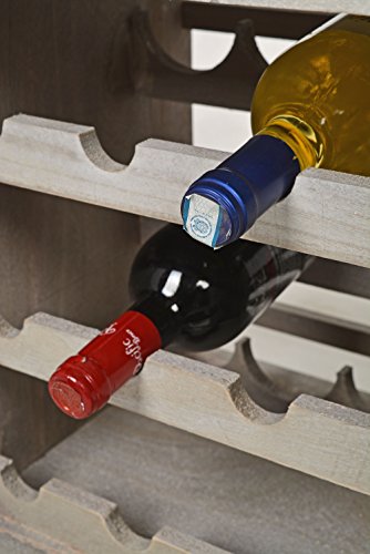 stapelbares ts-ideen Weinregal für 12 Flaschen im Landhaus Stil Flaschenregal Shabby - 6