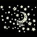 Fulltime(TM) Fluorescence Moon Star Glow in Dark Luminous Star Nursery Kid Baby Room Wall Sticker Home Decal