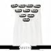 Neitsi White 18inch Highlight Synthetic Clip in Hair Extension 10pcs/pack