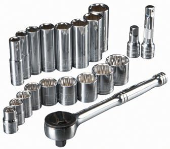 Pittsburgh Professional 21 Piece, 3/8'' Drive SAE Socket Set by Pittsburg
