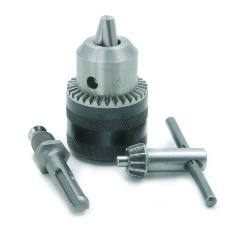 Rolson 48230 Set aus Bohrer, SDS-Adapter und Schlüssel – 3 Stück