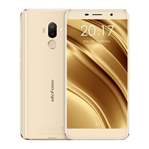 Ulefone S8 Pro - 4G Smartphone ohne Vertrag 5.3 Zoll, Android 7.0, Dual rear Kamera, dual Blitzlichter, 2GB RAM 16GB ROM, 1280 x 720 pixel, Quad Core 1.25GHz, dual Sim, Fingerabdruck Golden