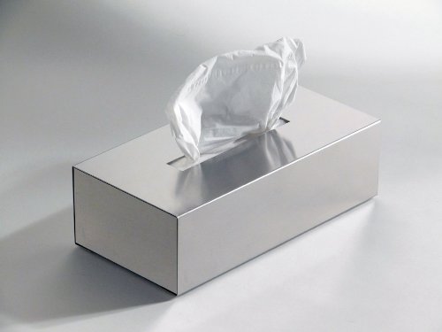 Tissuebox, Papiertücherbox, Kleenex-Box aus Edelstahl, Top Qualität, Made in Germany - 2