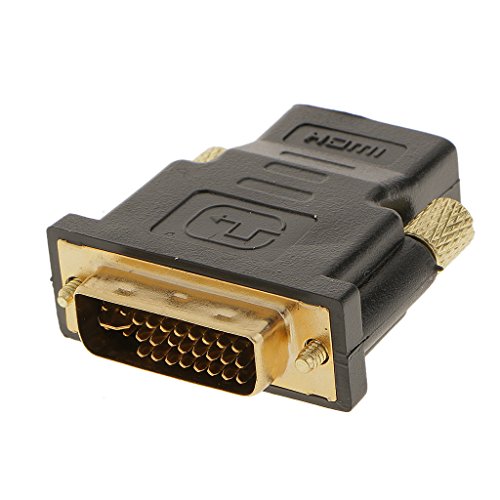 MagiDeal Dvi-i-Dual-Link (24 + 5-polig) Stecker auf Buchse Standard-Adapter für HDTV HDMI