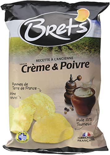Bret's Chips Arôme à l'Ancienne Saveur Crème Poivre 10 Paquets 125 g