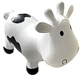 KidzzFarm Betsy the Cow Animal Hopper (White/ Black)