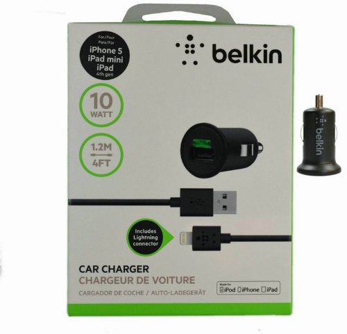 Belkin Micro KfZ-Ladegerät (2100mA, inkl. 1,2m Lade/Sync-Lightning-Kabel, geeignet für iPhone 5/5s/5c) - 8