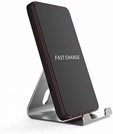 Fast Wireless Charger, FEBITE 10.8W Qi Charging Stand Detachable Cordless Charging Pad for iPhone 8/8 Plus/iPhone X, Galaxy S8/S8 Plus/S7/S7 Edge/S6 Edge +/Note 8, Nexus 7/6/5/4 and more