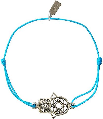Smilla Hamsa Bracelet Gentle - Silver/Blue - DH01