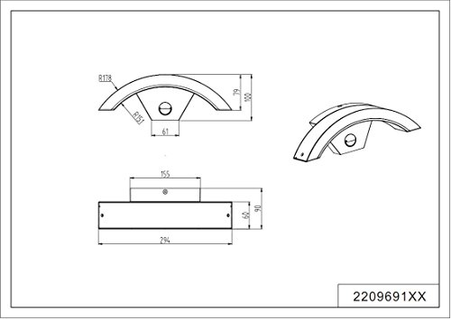 Trio Leuchten LED-Aussen-Wandleuchte Ohio in Aluminiumguss, anthrazit 220969142 - 4