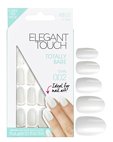 Elegant Touch Totally Bare Nails, Oval Number 002
