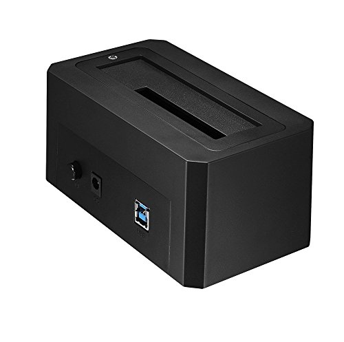 Digimate® DM-13UH USB 3.0 HDD Dockingstation | mit 3 x USB 3.0 HUBs (Anschlüssen) | externe Festplatten-Dockingstation für 2,5 / 3,5 Zoll SSD HDD SATA I/II/III inklusive | USB3.0 Kabel mit 12V 2A Netzteil (für PC / Notebook / Mac, SATA3 bis zu 6TB) - 5
