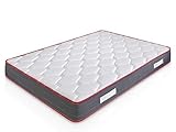 Matelas Ergo-Confort 140X190 à mémoire de Forme | 22 cm Épaisseur | 2 cm de Mousse à mémoire de Forme de 65 kg/m3 | Foam AirSistem | Extrêmement Durable | Certification ISO 9001