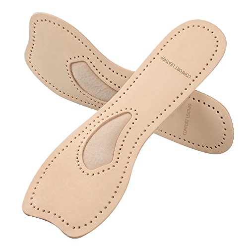 SOUMIT 3/4 Longitud Plantillas del Masaje del Cuero del Látex?35-37? - Descompresión Furtiva?Alivia el Dolor y Evita la Fatiga