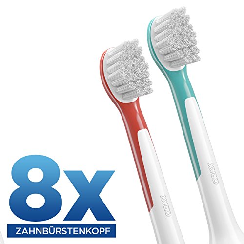 Preisvergleich Produktbild 8 Stk. (2x4) Ersatz Aufsteckbürsten für Philips Sonicare für Kinder. Ersatz für HX6034. Komplett kompatibel mit Philips Sonicare Schallzahnbürsten: DiamondClean, FlexCare Platinum, FlexCare+, HealthyWhite, HealthyWhite+, Sonicare 2 Series, Sonicare 3 Series, PowerUp.