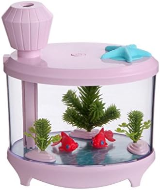 HL Fish Tank Light Humidifier Home Air Purifier Mini Usb Humidifier Beautiful Night Light , Pink,pink