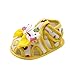 Produktbild MEIbax Neugeborenen Baby Mädchen Sommer Bogen Weiche Sohle Kleinkind Anti-Slip Schuhe Sandalen,Krabbelschuh Babyschuhe Mädchen Bowknot Print Schuhe Blumen Sandalen Turnschuh