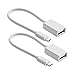 Produktbild UGREEN OTG Kabel USB 2.0 auf Micro USB On The Go Adapterkabel für Samsung S7/S7edge S6,S6 Edge,S6 Edge Plus, S3, S4, Note 2, NEXUS 7, Android oder Windows handy/Tablet mit OTG Funktion, 12cm, 2Stücks Weiß