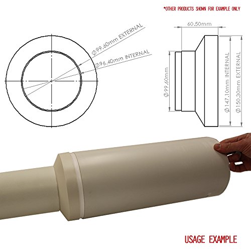 150mm zu 100mm Reduzierstück - 5