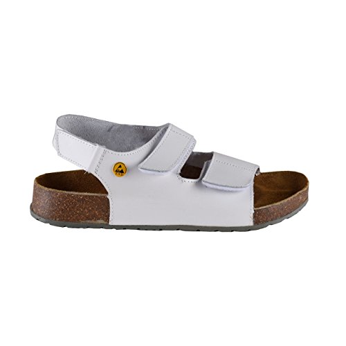 Vivality Herren Tieffußbett Sandalen ESD weiss - 2