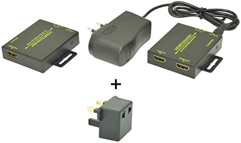 Just Buy It HDMI Extender Balun Over Cat5e Cat6 Ethernet RJ45 Cable 50M POE HDMI Loop Out Full 3D HD 1080P Transmission For HDTV CCTV Camera Set-Top Boxes Players Blu-Ray DVD PS3 PS4 XBOX360