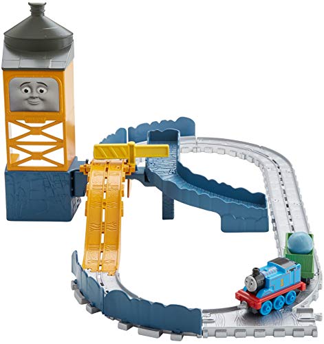 TRENINO THOMAS- Cava Blue Mountain, Pista per Trenini, Include Locomotiva Giocattolo in Metallo, FJP82