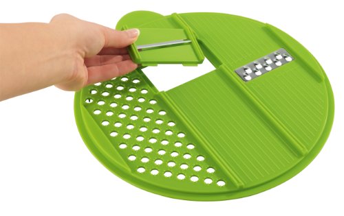 TV unser Original 05128 maxxcuisine Salat-Set Deluxe mit 4 Reibeinsätzen und 2 Deckeln - 6