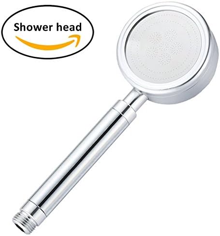 CherryKelly Metal Handheld Shower Head Washable Boost - All Metal - Silver