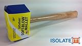 Isolate It!: Sorbothane Soft-blow Mallet for Automotive, Cabinetry, Carpentry and Glass Work - Large 20oz