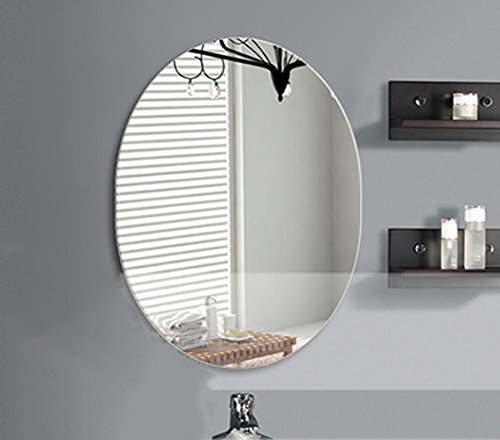 Xiuxiangianju Badezimmerspiegel dekorative Spiegel Badezimmer Luxus-Badezimmer-Spiegel anti-fog wasserdichte ovale Spiegel Schminkspiegel - 6