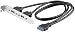 Produktbild SLOT Blende USB 2.0 USB 3.0 20 PIN Stecker - 0,6m