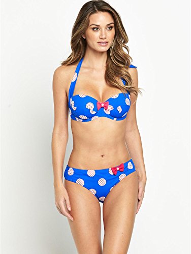 Lepel Womens Minnie Low Rise Bikini Brief size 12 in Blues