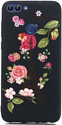 Huawei P Smart TPU Case,Ultra Thin Slim Soft TPU Rubber Flexible Silicone Cover for Huawei P Smart,Case for Huawei P Smart,Funny Cute Cool 3D Animal Floral Flowers Cartoon Design Printed Drawing Pattern Bumper Protective Back Cover Case for Huawei P Smart / Huawei Enjoy 7
