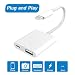 Produktbild Lightning auf USB Camera Adapter, Kamera Reader, Lightning auf USB 3.0 Buchse OTG Adapter Kabel mit Laden Interface für iPhone iPad, unterstützt IOS 9,3 Oder später [Keine App Benötigt]
