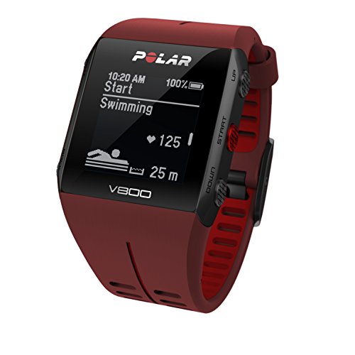 Polar V800 Javier Gonez Noya Special Edition-Pulsómetro, Color Rojo, Unisex, M/L - Polar