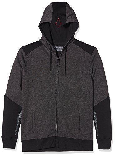 Preisvergleich Produktbild Bioworld EU Herren Assassins Creed 4 Hoodie, Schwarz-grau, XXL