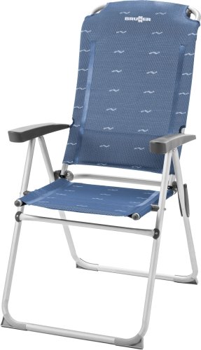 Silla de camping brunnr - Kerry Camper - aluminio - azul