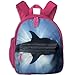 Produktbild Underwater World Shark Double Zipper Waterproof Children Schoolbag with Front Pockets for Teens Boy Girl