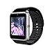 Produktbild Smartwatch andriod wasserdichte Bluetooth Intelligente Armbanduhr mit Fernbedienung fotocameralettore Musik Sim/TF Card Slot anti-lost Touchscreen, Schrittzähler, gutes Smartwatch für Smartphone Android IOS Huawei Samsung LG  Silber  Blumenkelle