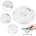Price comparison product image TAOtTAO Portable Mini Acrylic QI Wireless Charger Charging Pad Mat For Iphone 8/8 Plus/X (White)