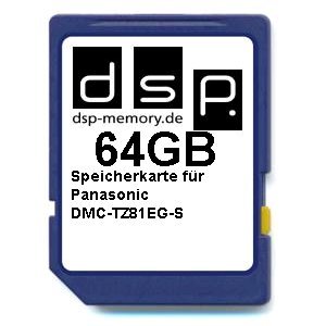 DSP Memory Z-4051557437302 64GB Ultra Highspeed Speicherkarte für Panasonic DMC-TZ81EG-S Digitalkamera