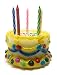 Produktbild MC Trend Bunte Happy Birthday Kerze Torte rund Durchmesser 8 cm