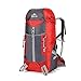 Produktbild DYYTR Sport-Bergsteiger Camping Daypack Komfortzugs auf dem Rückwanderungsrucksack mit USB Ladehafen (rot 45L)